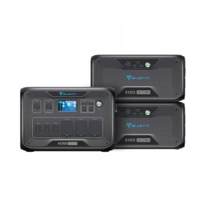 BLUETTI Power Station AC500 and 2 B300S Extended Battery, 6144Wh LiFePO4 Backup Battery with 7 5000W AC Outlets (10KW Peak), Works with Alexa Modular Power System for Home Backup, Vanlife, Emergency