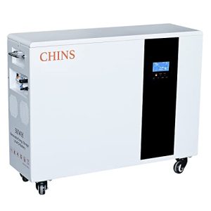 CHINS 5120WH Portable Power Station, Built-in 25.6V 200AH LiFePO4 Battery, 24V 3000W Inverter & Controller, 2000-5000 Cycles, Perfect for RV, Solar, Marine, Home Storage and Off-Grid