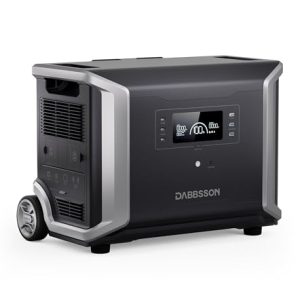 Dabbsson DBS 3500 Portable Power Station,3400W Solar Generator for Home Backup Power,Outdoors,Camping,RVs,Pure Sine Wave Fast Charging LiFePO4 (LFP) Battery