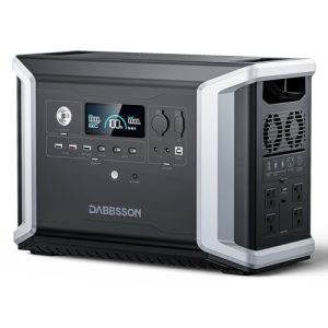 Dabbsson Portable Power Station DBS2300 Plus, Max 16660Wh, 4 2200W AC Outlets, Solar Generator for Camping, Home Backup, Emergency, RV
