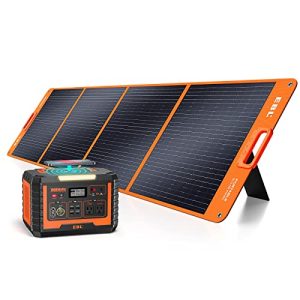 EBL-1000W-Solar-Generator-with-200W-Portable-Solar-Panel-Power-Station-1000W-Backup-Battery-Pack-Solar-Kit-for-RVVan-Camping-Outdoor-Home-Emergency-0