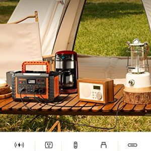 EBL 1000W Solar Generator with 200W Portable Solar Panel, Power Station 1000W, Backup Battery Pack - Solar Kit for RV/Van Camping, Outdoor Home Emergency