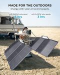 EF ECOFLOW Solar Generator DELTA 2 with 2x220W Portable Solar Panels, 1024Wh LFP Battery, Fast Charging, Portable Power Station for Home Backup Power, Camping & RVs