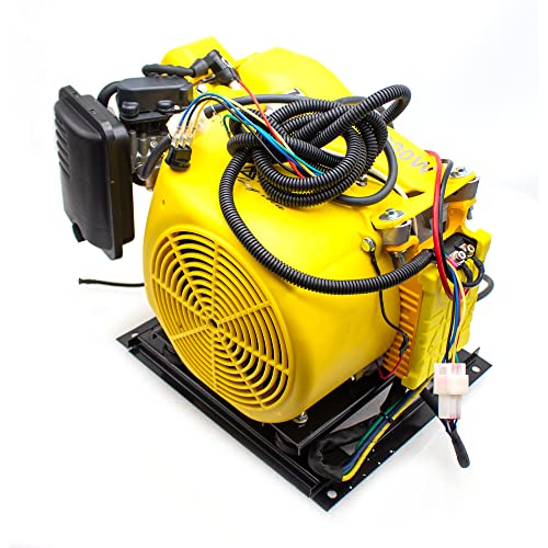 Electric Vehicle Gasoline Generator, Range Extender Electric Start Automatic Frequency Conversion Electric Tricycle Generator 5KW (60V, Split Tank)