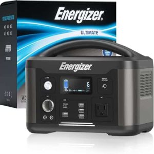 Energizer Portable Power Station PPS700 with Carrying Case Bag 626Wh Battery 110V/600W Backup Lithium Battery 110V/600W Pure Sine Wave AC Outlet Solar Generator for Outdoors Camping