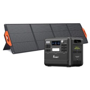 FOSSiBOT-F2400-Portable-Power-Station-with-200W-Solar-Panel-2048Wh-Lithium-Battery-with-62400WSurge-4800W-AC-Outlets-15H-Full-Charge-LED-Flashlight-Solar-Generator-for-RV-Camping-Home-Use-0