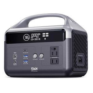 Fast Charging Portable Power Station 300W, Backup Battery Power Supply 179.2Wh/56000mAh LiFePO4 Portable Power Station Solar Generator with 3 Input/6 Output Ports, 110V Pure Sine Wave 2 AC Outlets