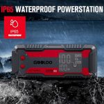 GOOLOO GTX280 Portable Power Station, 280Wh Battery Powered Outdoor Generator with 110V/120W Detachable AC Outlet, Waterproof Power Supply, PD100W in/Output, SuperSafe Power Bank for Home