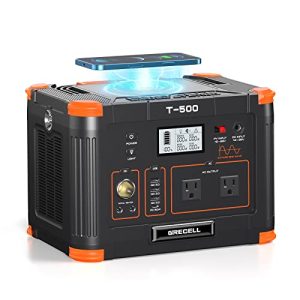 GRECELL-Portable-Power-Station-500W-519Wh140400mAh-Solar-Generator-Backup-Lithium-Battery-Pack-Power-Supply-with-2-AC-Outlets-PD-60W-USB-C-Power-bank-for-Outdoor-RV-Camping-Home-Outage-Emergency-0