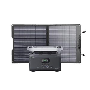 GROWATT-Portable-Power-Station-with-100W-Solar-Panels-Infinity-1300-Power-Station-with-1382Wh-Lifepo4-Battery-1800W-AC-Output-18H-Full-Charge-Generators-for-Camping-Home-Emergency-Backup-0