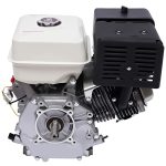 Gas Engine, 420CC 15 HP 4 Stroke Gasoline Motor Engine Recoil Start Go Kart Log Splitter Lifan Type Engine OHV Pull Start Garden Tool Gas Motor (US Stock)