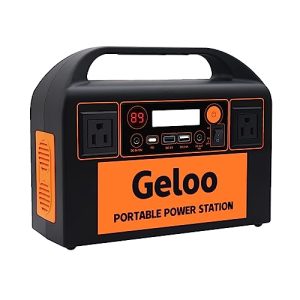 Geloo Portable Power Station 300W, 299Wh Solar Generators for Home Use, Portable Generator 110V/300W AC, USB, PD Output, Solar Power Station for Home use Outdoor Generators Camping RV Travel