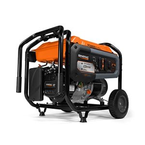 Generac GP6500 Portable Generator - 389cc Engine with PowerRush and COSense - 49 State/Canada Compliant - Ideal for Reliable Power On-The-Go