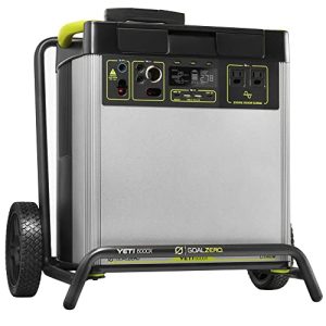 Goal Zero Yeti 6000X Portable Power Station for Homes, 6000 Watt-Hours, Solar-Powered Generator with USB-A/USB-C Ports and AC Outlets (Solar Panel Not Included), Emergency Power Supply, (5th Gen)