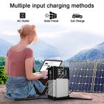 Inorising 350W Portable Power Station Generator Explorer Lithium Battery Backup Power Supply 110V AC Inverter for Outlet Outdoors Camping Fishing Emergency
