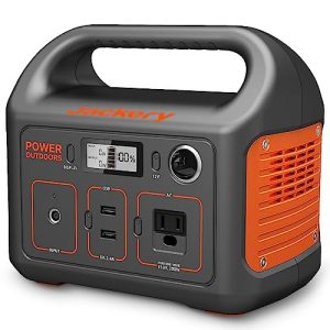 Jackery Portable Power Station Explorer 290, 290Wh Backup Lithium Battery, 110V/200W Pure Sine Wave AC Outlet, Solar Generator (Solar Panel Not Included) for Outdoors Camping Travel(Renewed)