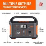 Jackery Portable Power Station Explorer 550, 550 Wh Lithium-ion Battery, 500W Output, Solar Generator for Outdoors Camping Travel (Renewed)