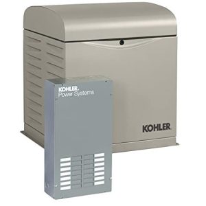 KOHLER Generators 12RESVL100 Amp Standby Indoor Generator, 12-Space with Load Center Automatic Transfer Switch, 12000-watt