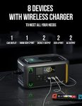 Litheli Portable Power Station 600W, 562Wh Portable Power Generator with 100W USB-C PD Fast-Charging, 110V/600W AC Outlet Solar Generator for Outdoor Camping(Solar Panel Optional), RV