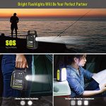 MARBERO Portable Power Station 22500mAh Portable Charger Hand Crank Solar Generator with Bright LED Flashlight, PD 3.0 Chargers for Laptop, Smartphone, Camping, Fishing, Hiking