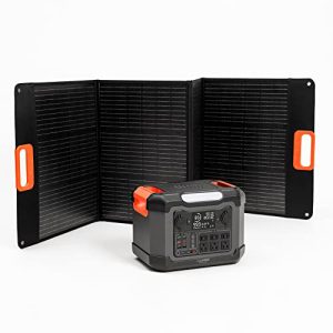 MAXIRON 1200w Portable Power Station OPS1200 1080Wh Solar Generator with Wireless Charger,5 LED Modes,Solar powered generator for Traveling,Home Use, Emergency Backup(in 3-10 USA) (1200W+160W)