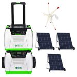 Nature's Generator Platinum WE System 1800W Solar & Wind Powered Pure Sine Wave Off-Grid Generator + 1200Wh Power Pod (1920Wh total) + 3 of 100W Solar Panels + Wind Turbine for Day and Night Use