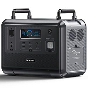 OUKITEL P1201 Portable Power Station 960Wh, Solar Generator with LiFePO4-Battery, 1.5H Fast Charging, 1200W AC Outlets, Generators for Outdoor Camping, Home Backup, Emergency, RVs