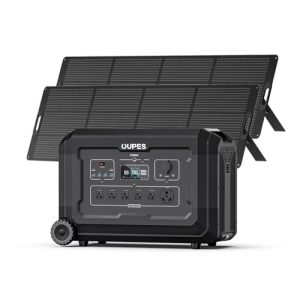 OUPES-3600W-Portable-Power-Station-Mega-3-with-2-240W-Solar-Panels-3072Wh-LiFePO4-battery-w-6-Huge-3600W-AC-Output-Solar-Generator-for-Home-Emergency-Backup-RV-In-grid-Off-grid-0