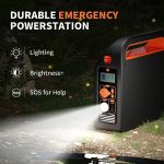 Portable Power Station 300W, LEEVOT 288Wh Solar Generator with 60W USB-C PD Output, 110V Pure Sine Wave AC Outlet Backup Lithium Battery Pack for Outdoors Camping Travel Hunting Home Blackout