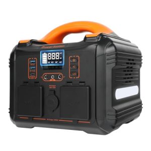 Portable Power Station 300W(Peak 600W), 297Wh Backup Lithium Battery, 120V/300W Pure Sine Wave AC Outlet, 65W Type-C PD Output, Solar Generator for Outdoors Camping Travel