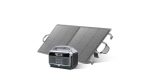 Portable Power Station 600W with 100W Solar Panal, 299Wh LiFePO4 Battery Backup 1200W Surge AC Outlet, Solar Generator for CPAP Home Use Outdoors Camping