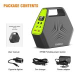 Portable Power Station 97Wh Portable Laptop Chargers & 228Wh Power Bank with AC Outlet 300W Solar Generator Battery Backup Power Supply for Outdoor Camping Travel Emergency