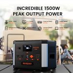Portable Power Station Discover 1500, 1536Wh LiFePO4 Battery Backup, Pure Sine Wave 1500W AC Outlets, Solar Generator for Road Trip Camping Travel Emergency Off-grid