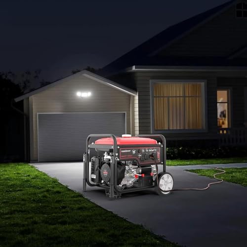 PowerSmart 12000-Watt Portable Generator with Electric Start, Wheel Kit, Gas Powered, Transfer Switch Ready 30A & 50A Outlet, CARB Compliant 459cc 4-Stroke Engine for Home Backup