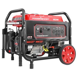 PowerSmart-9625-Watt-Home-Backup-Portable-Generator-with-Electric-Start-Gas-Powered-30A-120240V-Outlet-Wheels-and-Fold-Down-Handle-CARB-Compliant-0