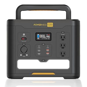 Powerness Portable Power Station Hiker U1500 Solar Generator 1536Wh Battery Powered Generator with 3x1500W AC Outlets (Surge Power 3000W) and PD 100W In/output for Outdoor Camping/Off-grid