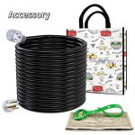 RVMATE 250V 40 Feet Welder Extension Cord, 8 AWG NEMA 6-50 STW Heavy Duty Welding Cord with LED Indicator