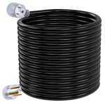 RVMATE 250V 40 Feet Welder Extension Cord, 8 AWG NEMA 6-50 STW Heavy Duty Welding Cord with LED Indicator