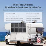 Renogy 400W Portable Solar Panel Foldable Monocrystalline Solar Blanket, Huge Power Solar Panel, Sunpower Solar Cells 23.7% High Efficiency for Power Station Outdoor Camping RV Solar Generator