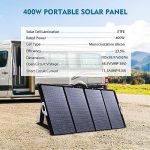 STORCUBE-Portable-Solar-Panel-400W, IP67 Waterproof Foldable Solar Panels with MC-4 Output for Power Station Generator, High 23.5% Efficiency for Camping, RV, or Power Outage