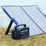 Solar Generator 300, 293Wh Backup Lithium Battery, 110V/300W Pure Sine Wave AC Outlet, Solar Generator for Outdoors Camping Travel Hunting Emergency