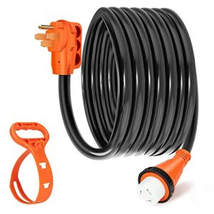 WELLUCK-50-Amp-25FT-RV-Power-Extension-Cord-with-Cord-Organizer-Heavy-Duty-NEMA-14-50P-to-SS-2-50R-RV-Twist-Locking-Adapter-Plug-for-RV-Camper-and-Generator-to-House-6381-Gauge-ETL-Listed-0