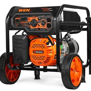 WEN 5600-Watt Portable Generator, 224cc, Transfer-Switch and RV-Ready (GN5600)