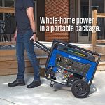Westinghouse Outdoor Power Equipment 12500 Peak Watt Tri-Fuel Home Backup Portable Generator, Remote Electric Start, Transfer Switch Ready, Gas, Propane, and Natural Gas Powered