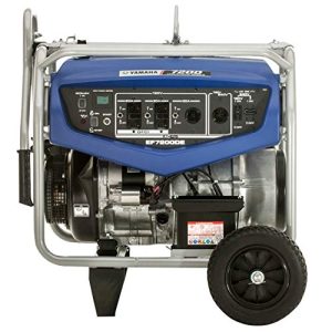 Yamaha EF7200DE, 6000 Running Watts/7200 Starting Watts, Gas Powered Portable Generator