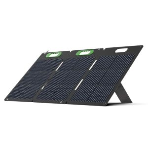 Yoshino SP100 Foldable 100W Portable Solar Panel for B330/B660/B2000/B4000 SST Solar Generators with Adjustable Kickstand, Water-Resistant IP67, Off-Grid, Camping, Emergency, Overland, Trailer, RV