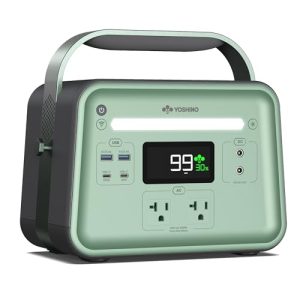 Yoshino Solid-State Portable Power Station B330 SST, 241Wh Backup Battery with 2x AC Outlets 330W, Smart APP Control, Solar Generator (Solar Panel Optional) for Camping, Outdoor, Emergency, RVs