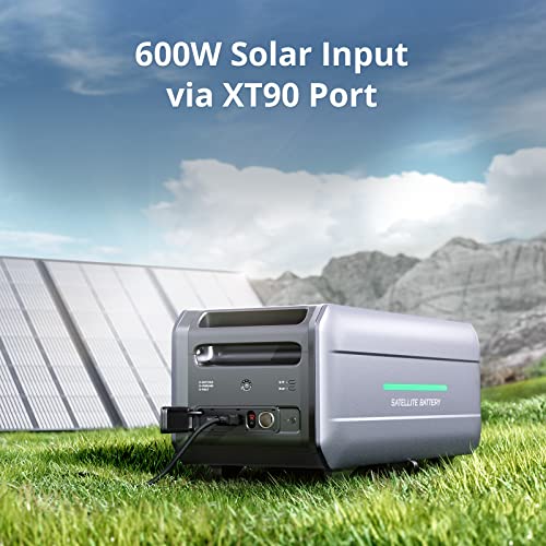Zendure SuperBase V 6.4KWh Solar Generator with 3 X Extra Satellite Battery, 120/240V 3800W AC Output, LFP Portable Power Station for Home Backup, Emergency, Vanlife, RV, Tiny House, Off-Grid