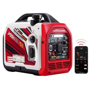 maXpeedingrods 4000 Watt Dual Fuel Inverter Generator with Bluetooth® Control Start and Display, RV Ready, Electric Start, Quiet for Outdoor Camping, Home Backup, Garden，PGMA Compliant