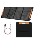 200W Portable Solar Panel for Power Station Generator, Tempered Glass Foldable Solar Cell with USB Type-C Anderson DC XT60 Outputs for Phones Laptops for Outdoor Camping Van RV Trip